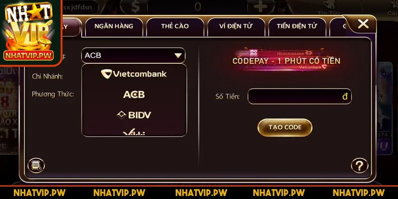 Cổng game hỗ trợ đa dạng kênh thanh toán tiện lợi
